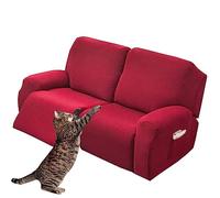 6 Pièce Housse De Fauteuil Inclinable, Doux Antidérapante avec Poche Latérale Housse Fauteuil Relax Electrique 2 Places, Spandex Housse De Canapé Fauteuil Protege de Meubles Lavable ( Color : #11 )