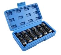 6 Piece Shock Absorber Nut Tool Set 1/2 Inch Drive Strut Socket Removal | Strut Socket Set Features 6 Pieces 12 Point 1/2 Inch Drive Sockets For Easy Removal 16mm 18mm 19mm 21mm 22mm 24mm Strut Nuts