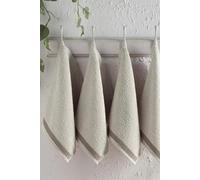 6-Piece Small Hand Towel Set Face Towels Guest Towels Soft Cotton Washcloth Set