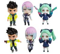 6 pièces/1 ensemble Anime Cyberpunk: Edgerunners Figure David Martinez Lucy Rebecca Figure jouet cadeau Acton Figure ensemble poupée 1 Set