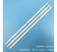 6 Pieces 2TV Bande de rétroéclairage LED pour SVJ280A01 REV3 5LED 130402 DNS C28DC2000 DEXP 28A3000 H28B7100C Bravis LED-28C2000B Erisson 28LE2000 ""Nipseyteko