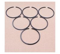 6 pièces 44 MM Segment De Piston for Husqvarna 49 42 51 55 246 351 353 350 345 340 346 Tronçonneuse Pièces De Rechange 503289010