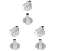 6 Pièces 6 Mm Boutons de Cuisinière à Gaz en Alliage de Zinc, Commande de Commutateur en Métal de Four de Cuisinière pour Cuisinière de Cuisine, Cuisinière à Gaz, Four,