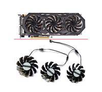 6 Pièces 75MM PLD08010S12H 3PIN GTX970 Ventilateur GPU pour Gigabyte GV-N970WF3OC-4GD GTX970 Ventilateur de Refroidissement de Carte Vidéo Graphique