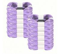 6 pièces/8 pièces/10 pièces Sacs à couches violets pour la poubelle, convenant pour Twist & Click, Tommee Tippee, Sangenic Simplee, Angelcare, Genie, Munchkin et autres marques, sacs à ordures à couch