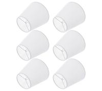 6 Pièces Abat-jour Mini à Clip en Tissu, Compatible E14 3 CM | Forme Tambour Conique, Support Stable, Suspendre et Plafonniers, Usage Chambre et Rénovation