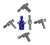 6 Pièces Accessoire Connecteur pour Tensiomètre de Bras, ABS | Adaptateur Droit 5/11mm et Courbé 4/5/6/7mm, Transmission Stable, Compatibilité