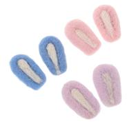 6 Pièces Accessoire Fait Maison Oreilles de Lapin | Décoratif pour Chapeaux et Bandeaux, Lot de Six Pièces, Bleu Roi, Violet et Rose