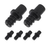 6 Pièces Adaptateur à Vis à Verrouillage Noir | Connecteur de Tête, Plastique, Fixation Sûre, Entretien Rapide, pour Manches et Têtes, Usage Commercial