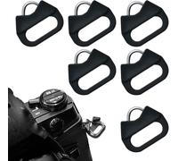 6 Pièces Adaptateur Bandeoulière Appareil Photo,Anneaux Triangulaires Démontables,Anneau Connexion,Compatibles Appareils Photo ?illet O-Ring,pour Connecter des Appareils Photo et des Dragonnes