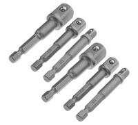 6 Pièces Adaptateur de Douille à Impact 1/4 3/8 1/2 en Acier