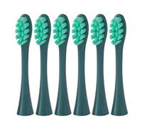 6 Pièces Adaptées For OCLEAN/OKLIN X, Tête De Brosse À Dents Électrique One/SE/XPRO/Z1/AIR Tête De Remplacement Universelle Adulte 2258 Cheveux Doux(GN 6Pcs)