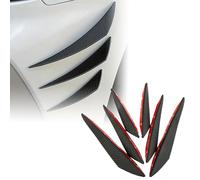 6 Pièces Aileron de Pare-Chocs pour BYD Dolphin 2023 2024 2025, Fibre Carbone Diffuseur De Spoiler De Pare-Chocs Arrière Châssis Décoration Aileron Voiture