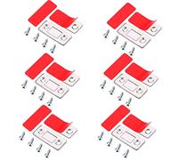 6 Pièces Aimant Porte Placard Loquet Magnétique Coller Ultra-Mince Loqueteaux Puissant Magnétiques Meuble Aimanté Aimants Fermeture avec Adhésif et Vis pour Porte Coulissante Tiroirs Fenêtre Armoire