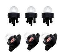 6 Pièces Ampoule Amorçage D'essence, General Snap-In Primer Ampoule, Ampoules d'Amorçage à Encliqueter 188-512 de Rechange pour Tronçonneuse Compatible avec Tondeuse à gaz souffleur débroussailleuse