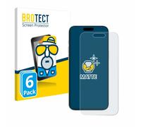 6 Pièces Anti-Reflets Protection Ecran pour Apple iPhone 16 Film Protecteur Mat