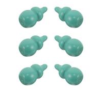 6 Pièces Applicateur à Lèvres en Silicone Vert, Mini | Application Précise, Exfoliation Douce, Prise Confortable, Facile à Nettoyer, pour Voyage et Usage Quotidien