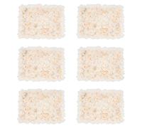 6 pièces artificielles mur de roses mur de fleurs en soie Panneaux muraux de fleurs de mariage bricolage rue fond de fleurs artificielles décoration d'anniversaire fête murale
