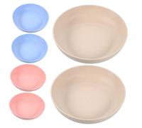 6 Pièces Assiette pour Chat de Gamelles Mignonnes pour Humide Sèche pour Petits Animaux à Courtes Faciles à Compatibles Vaisselle