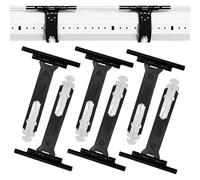 6 Pièces Attache Volet Roulant, 155mm Ressort de Suspension Universel pour Fixation Tablier Volet Roulant Électrique et Manuel, Accroche Souple en Acier Inoxydable et Nylon pour Lame PVC et Aluminium