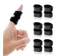 6 Pièces Attelles de Doigt Améliorées, Attelle Pouce Respirante Réglable, Orthese Doigts Arthrose pour Fracture, Entorse, Arthrite et Tendinite, support pour index, majeur, annulaire, petit doigt