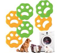 6 PièCes Attrape Poils Machine a Laver, Épilateur pour Poils d'animaux, Boule Anti Poils Machine a Laver Réutilisable, Ramasse Poils Animaux Machine a Laver pour Chien Chats Poils d'animaux Vêtements