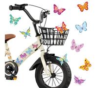 6 Pièces Autocollants 75 Papillons,Haute Visibilité,Autocollants D'avertissement pour Casque de Sécurité,Autocollants pour Vélo et Casques Casque Poussette Skateboard Salle Armoire