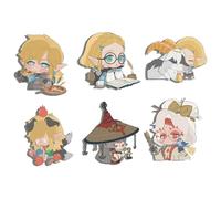 6 Pièces Badge Zelds Echoes Wisdom, Figurine Link E Principessa Broches, Jeux Acrylique Pins Set, Zelds Link Cosplay Sac Décoration