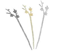 6 Pièces Baguettes pour Cheveux Vintage en Alliage | Accessoire Léger, Facile à Ranger Emporter, pour Décorer les Coiffures des Filles et Dames