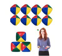 6 pièces - Balles de jonglage pour débutants, balles de jonglage douces et faciles à utiliser, set de mini balles de jonglage durables, cadeau pour la Saint-Valentin, convient pour les jeux de fête en