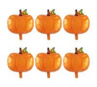 6 Pièces Ballon en Forme de Citrouille, Grand Ballon Citrouille Gonflable pour Décoration D'Automne et Fête des Récoltes