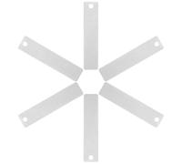 6 Pièces Bande de Cuivre, Anode Expérimentale Argenté | Cuivre, Résultats Constants et Tension Stable, pour Écoles, Enseignants et Passionnés de Science