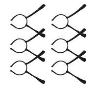 6 Pièces Bandeau D'antenne Doux Abeille, Serrage Tête Flexible | Non Tissé et Fil de Fer, Maintien Antidérapant, Confort Doux, pour Costume Fourmi ou Insecte Rouge