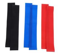 6 Pièces Bandes de Yoga de Résistance TPE 15lb 25lb 30lb | Usage Maison ou Salle, Aide à L'activation Musculaire, Format Cercle Élastique, Travail du Dos Mains