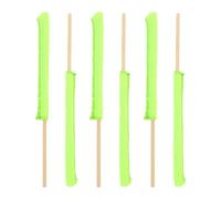 6 Pièces Bâton de Nettoyage Multifonction, Long Manche | Tissu à Fibres et Bois, Design Type Baguettes, pour Recoins Étroits, Fonds et Coins de Récipient