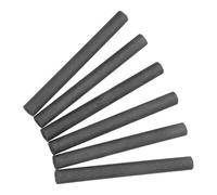 6 Pièces Bâtonnet de Graphite Coulée 12mm Noir Électrode | Conductivité Élevée, Interfaces Universelles, Résistance Thermique, pour Expériences de Laboratoire et Procédés