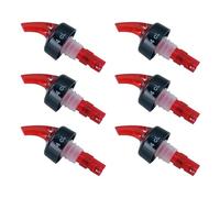 6 pièces Bec verseur en plastique pour bouteilles - 4 cl
