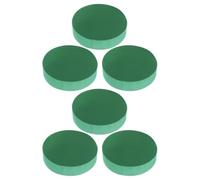 6 Pièces Bloc de Mousse de Fleur Ronde Verte pour Compositions DIY