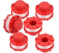 6 Pièces Bobine Fil Coupe Bordure Bobine de Fil Debroussailleuse Fil Nylon pour Debroussailleuse Fil Rotofil Bobine pour Einhell GE-CT 36/30 Li E Solo