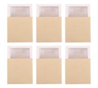 6 Pièces Boîte D'allumettes Vide Blanche en Papier, Compacte | Fermeture Étanche, Structure Spéciale, Format Discret, Usage Shower et Urgences