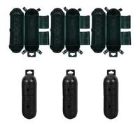 6 Pièces Boîte de Jonction Étanche Ip65 et Fermeture à 2 Loquets | Couvercle Étanche Résistant aux UV, Bornes Isolées Ignifuges, Connexion Antivibration Sécurisée, Usage Jardin et Balcon