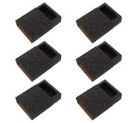 6 Pièces Boîte de Rangement D’allumettes Vierge en Papier Noir | Fermeture Étanche, Look Moderne, Usage Décoratif, pour Camping et Barbecue, Format Pratique