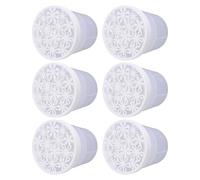 6 Pièces Boîte Déshumidificateur Réutilisable en Plastique Blanc | Récipient Vide, Nettoyage Simple et Recharge Facile, pour Chaussures, Dortoir et Sachets D'humidité