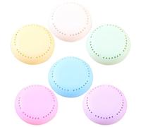 6 Pièces Boîte Désodorisante 15g, Plastique, Ronde, Maison | Base D’extraits Végétaux, Format Compact, pour Salle de Bain et Rangement de Chaussures, Couleurs Assorties Plusieurs styles