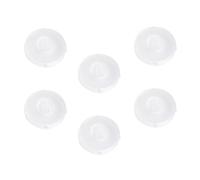 6 Pièces Boîte Organisatrice de Câbles Rotative en Plastique PP | Gestion de Câbles Légère, Protège les Fils des Dommages, pour Bureau et Casiers, Format Compact