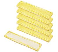 6 Pièces Bonnettes Microfibre Accessoire, Chiffons de Nettoyage en Microfibre, Chiffon Microfibre Aspirateur de Fenêtre Accessoires pour Karcher WV2 WV5