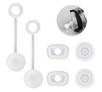 6 Pièces Bouchon Anti Déversement en Silicone pour Coupe Stanley 1.0 40 oz/30 oz, y Compris 2 Couvercles de Paille, 2 Bouchons de Déversement Ronds et 2 Bouchons de Déversement Carrés