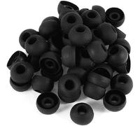 6 pièces Bouchon d'oreille en Silicone Embouts d'oreille de Remplacement écouteurs Bouchon d'oreille Anti-dérapant pour écouteurs 12mm Noir Accessoires d'électronique Grand publicDesign Durable