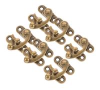 6 Pièces Boucle de Boîte Ancienne en Alliage pour Coffrets en Bois | Fermeture Sécurisée, Installation Facile, Finition Polie Lisse, Style Vintage Classique pour Restauration et Projets
