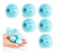6 Pièces Boule Anti Poils Machine à Laver, Balle de Lavage Machine a Laver Réutilisable, Boule de Lavage Machine a Laver Réduire l'enchevêtrement, Enlever les Poils D'animaux et les Peluches